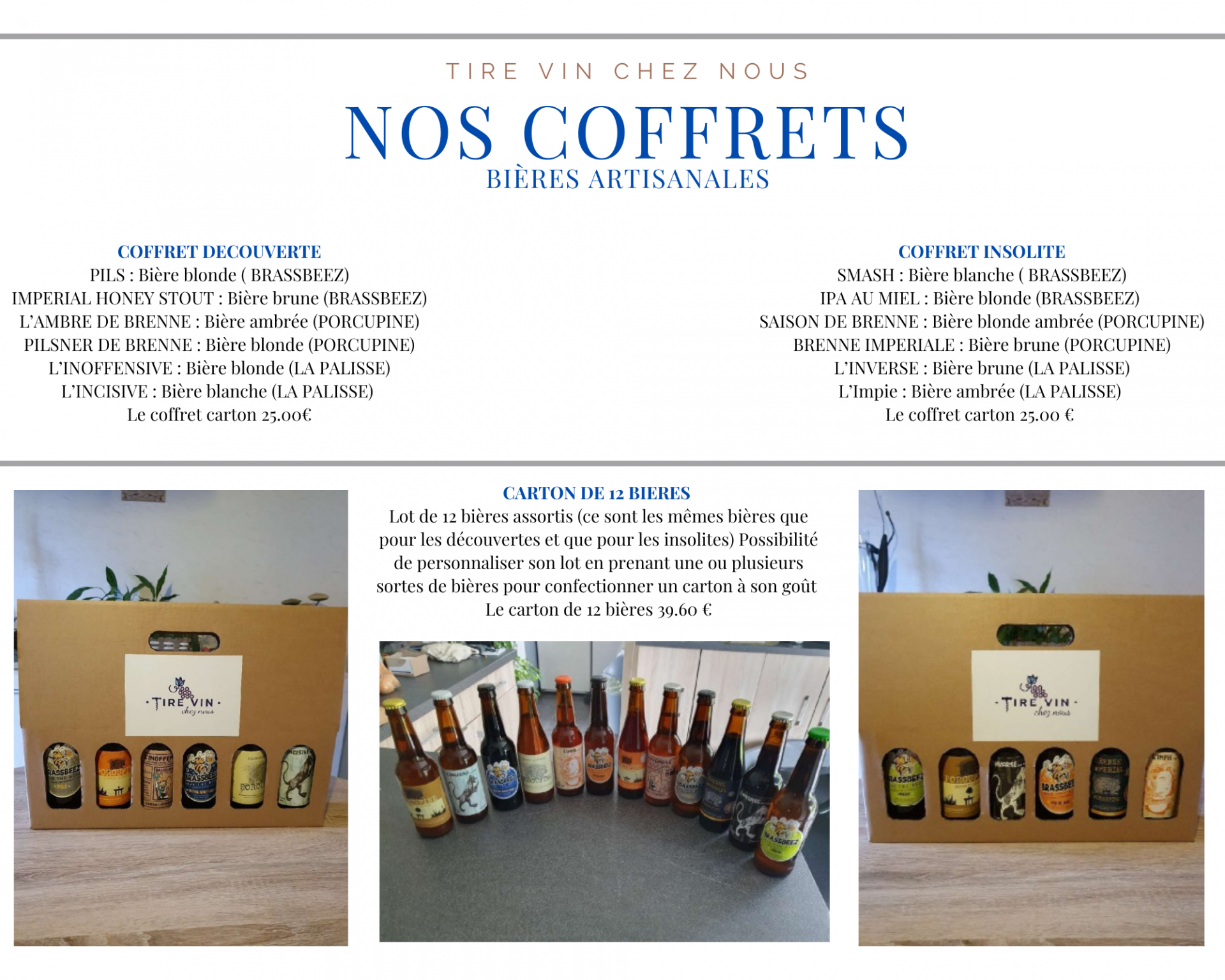 Nos coffrets